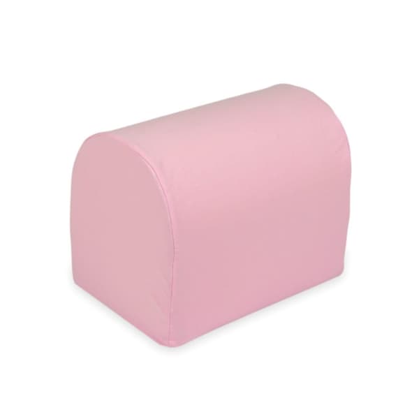 Pudderrosa skumlegepladsbakke