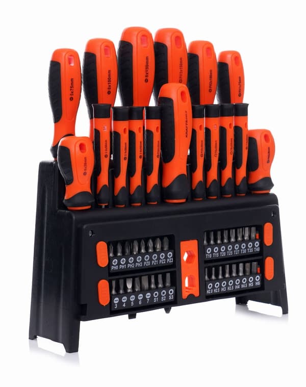 Ruuvimeisselisarja + magnetointilaite 50 kpl KD10950