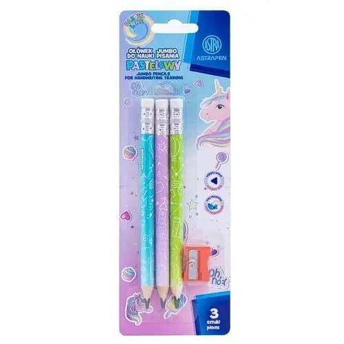 ASTRAKIDS UNIC HB jumbo triangulära grafitpennor