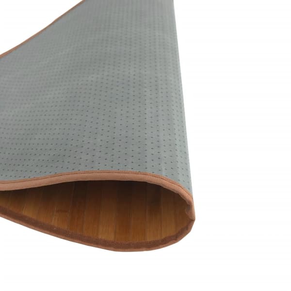 vidaXL Pyöreä matto, Luonnonvärinen, 60 cm, Bambu
