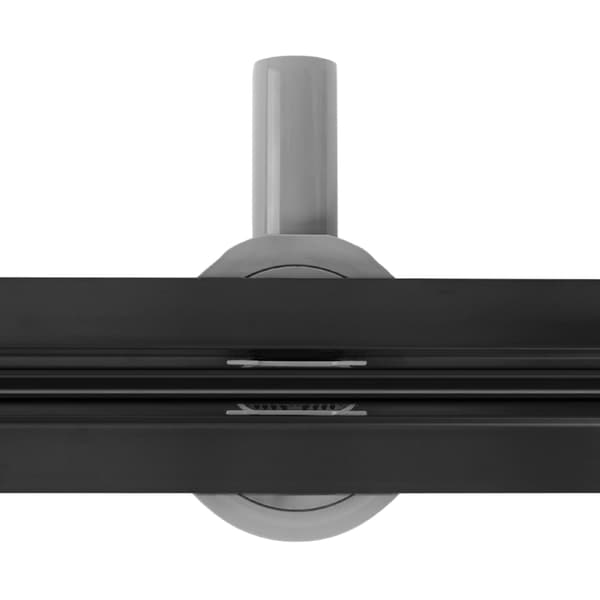 Neox Slim Pro Sort 60 cm aflangt matsort lineært bruseafløb