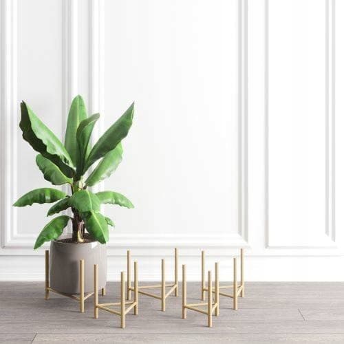 Blomställning Metall Blomställning Guld Loft Dijon M MAX. Kruka 26cm