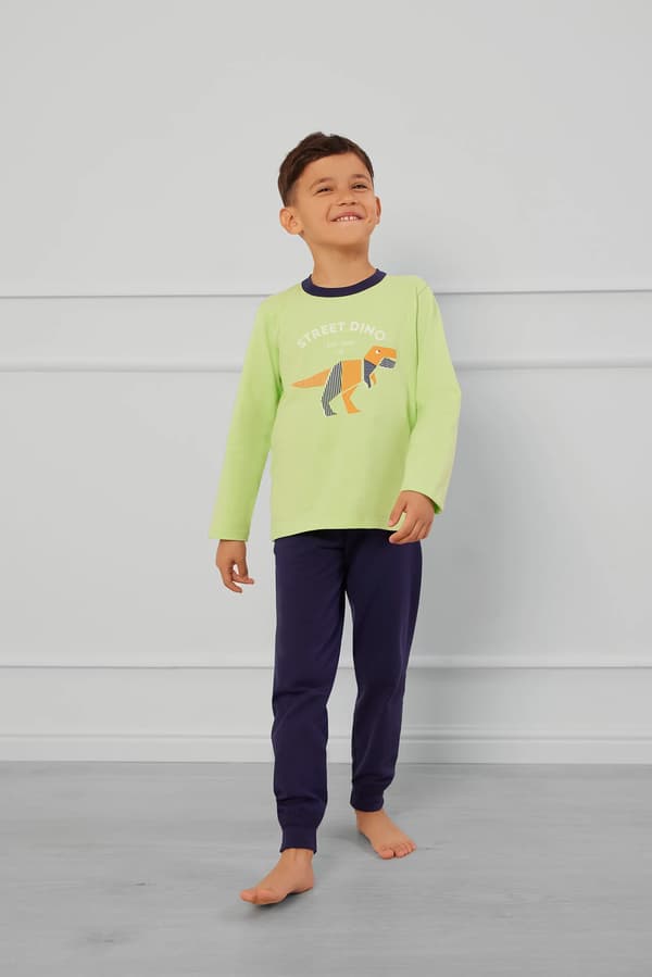 Rex pojkpyjamas, långärmad, långbyxor, 2 år