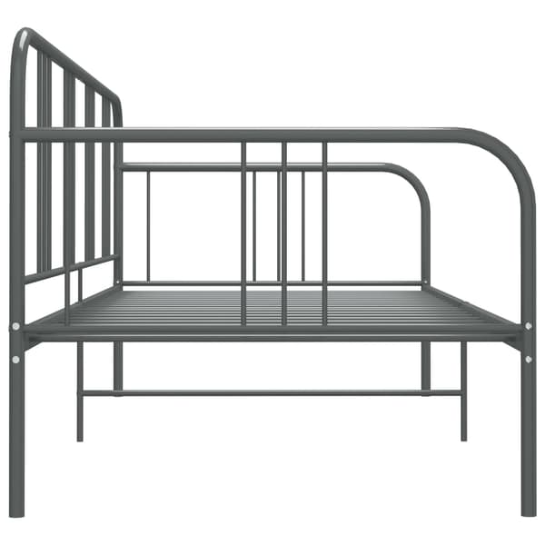 vidaXL Soffram grå metall 90x200 cm