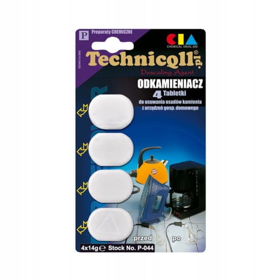Technicqll afkalkningstabletter 4x14 g - P-044