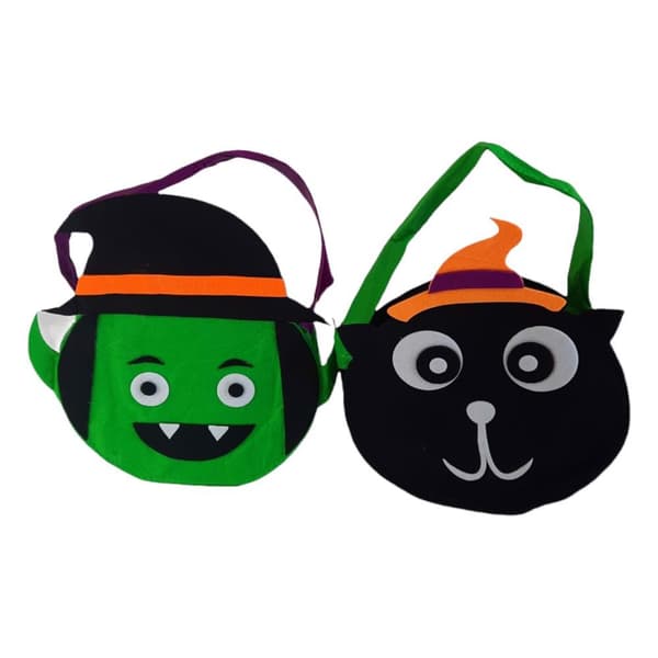 Halloween Pumpa Katt Godispåse 4 st.