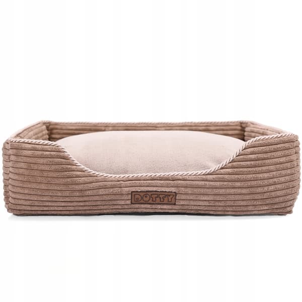 Hundbädd, soffa, kattbädd DOTTY - beige manchester