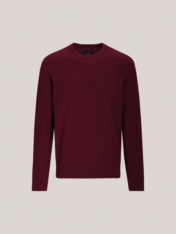 JOSHUA BURGUNDY SWEATER L