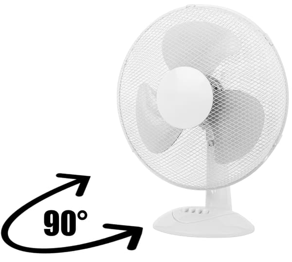FRIO bordventilator hvid