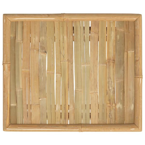 vidaXL Puutarhapöytä, 65x55x30 cm, Bambu