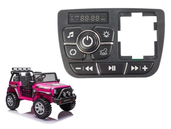 Musikpanel til et køretøj med XMX618-batteri