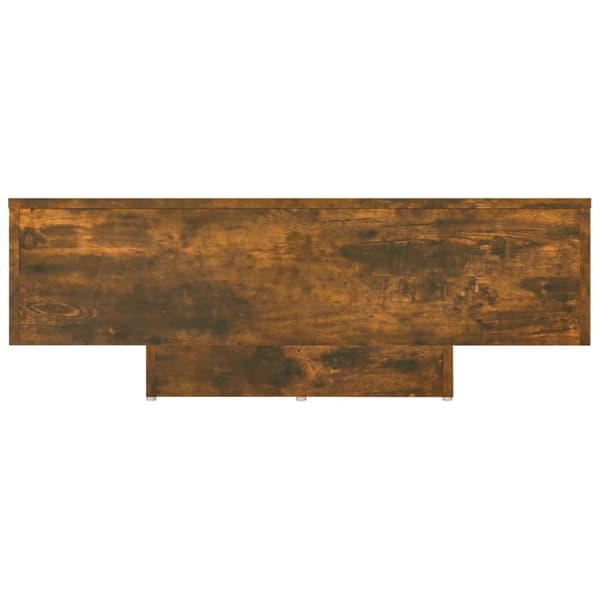 vidaXL sofabord røget eg 85x55x31 cm