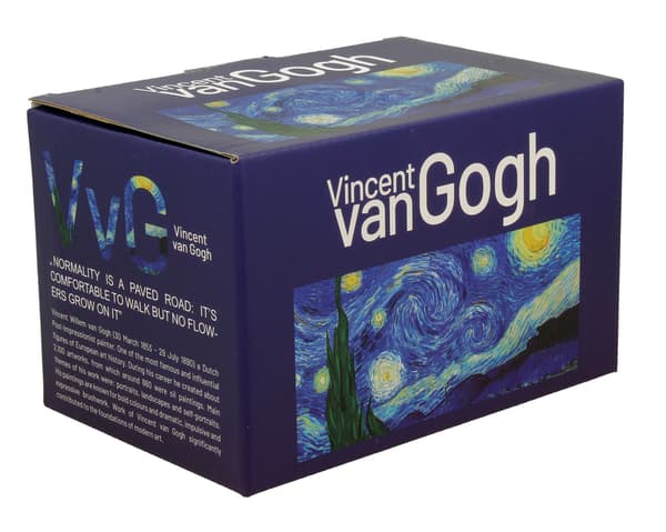 Set med 2 Van Gogh-muggar med stjärnhimlen