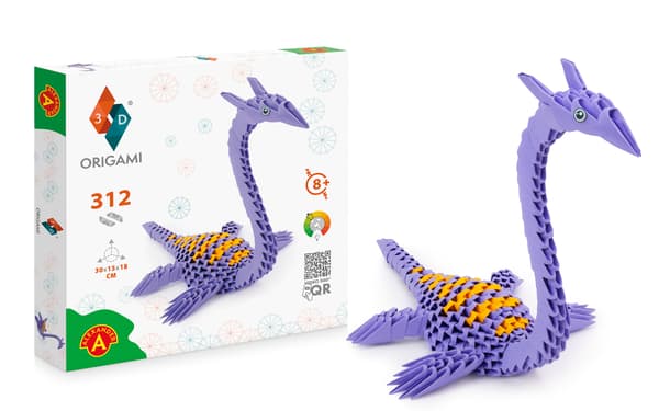 3D-origami. Plesiosaurier
