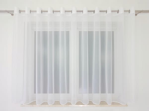 Valmis voile-verho silmukoilla 400x150cm