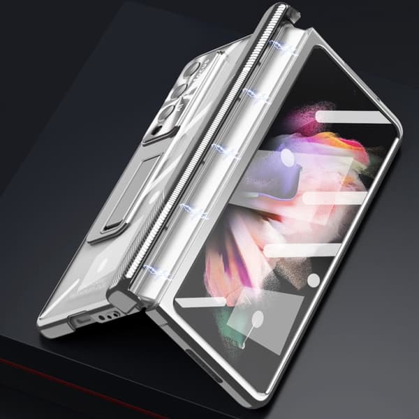 Multifunktionsetui til Samsung Galaxy Z Fold 4 5G, Sølv