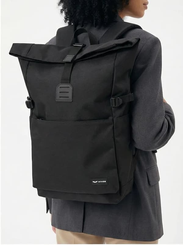 Wings Roll-up City -reppu 16L Trogon Musta
