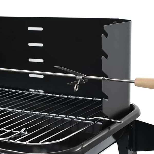 vidaXL Hiiligrilliteline pyörillä