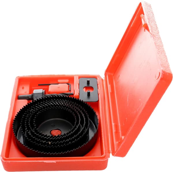Hulsave til træ 64-127 mm 8 stk. KD10279