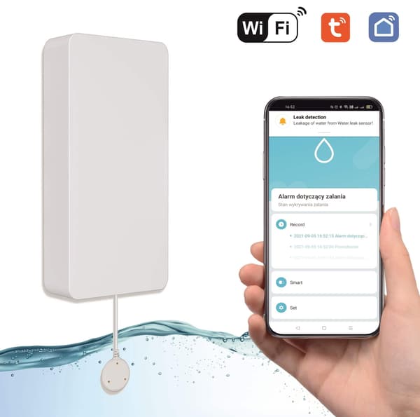 TUYA SmartLife NEO WiFi översvämningssensor