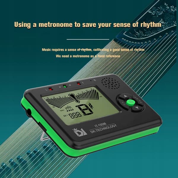 DK Technology iT-100G - metrotuner til guitar, bas, violin og ukulele
