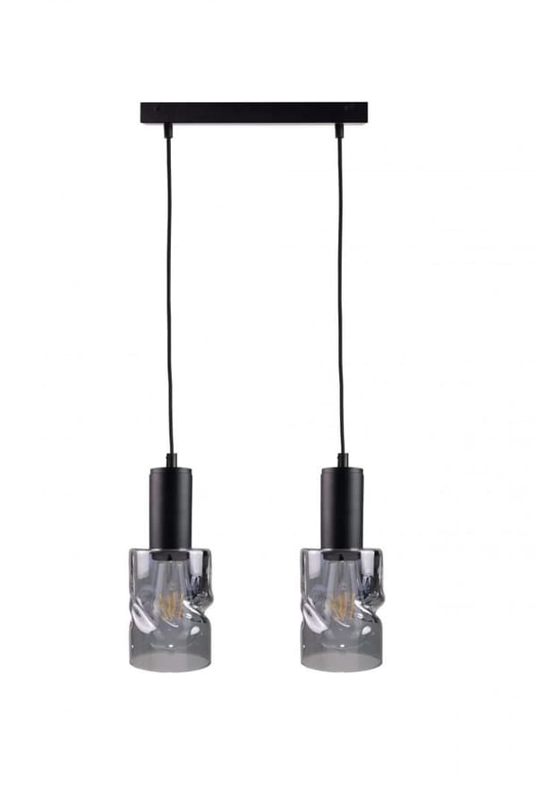 Riippuvalaisin 2xE27 CROSS BLACK