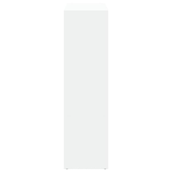 vidaXL Hyllenhet, Vit, 102x29x103,5cm, Träbaserat material