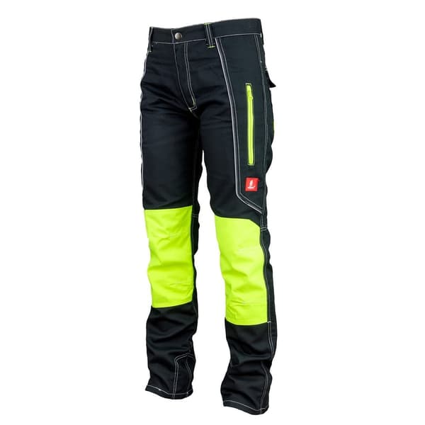 Urgent 716 arbejdsbukser sorte gule indlæg 44