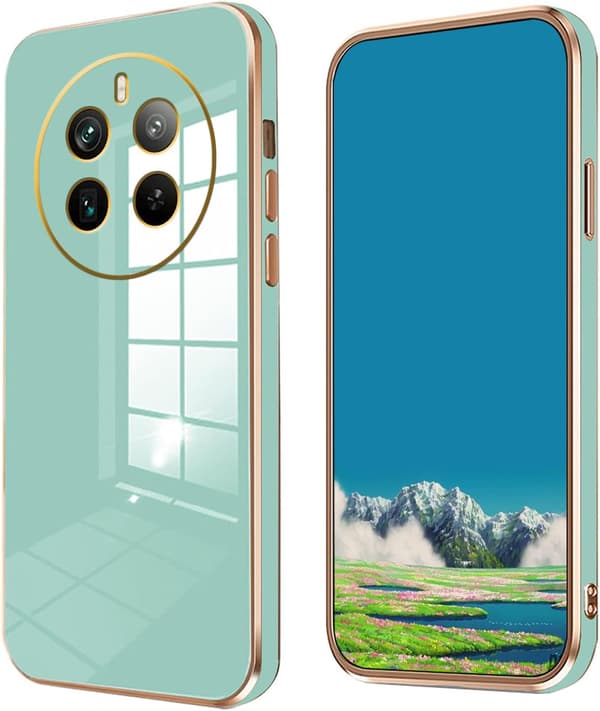 Etui til Realme 12 Pro 5G / 12 Pro+ 5G, Glamour CamShield, Mintgrøn