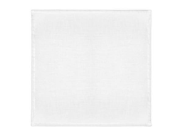 Hvide stofservietter 40x40cm 4 stk.