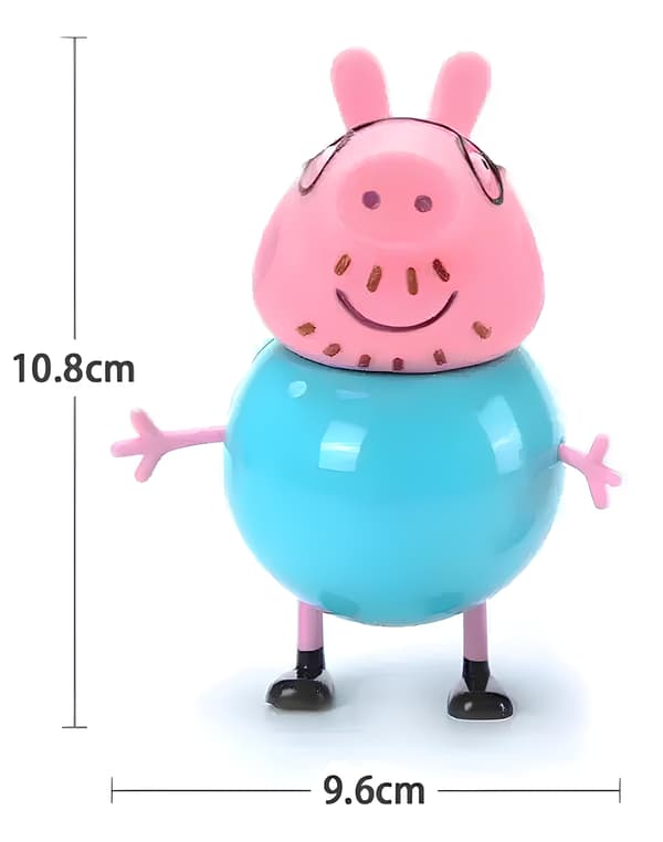 Set med 4 Peppa-figurer