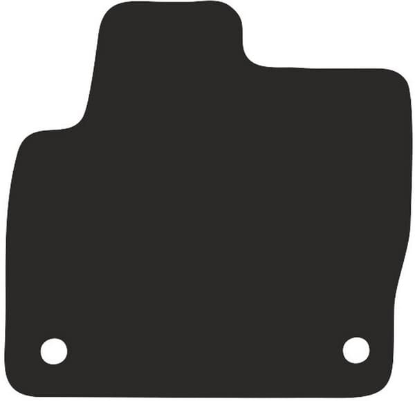 polyamid førermåtte til: Range Rover Evoque SUV 2011-2018 gummibelagt førermåtte