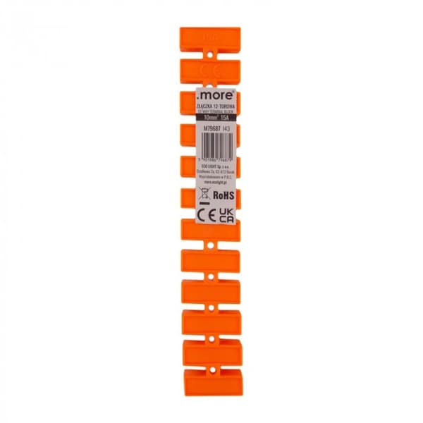 Kabelkontaktklämkub 12-spår 10mm 10A EcoLight