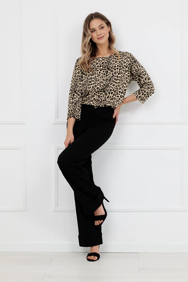 Damebluse med 3/4 ærmer Kenia M