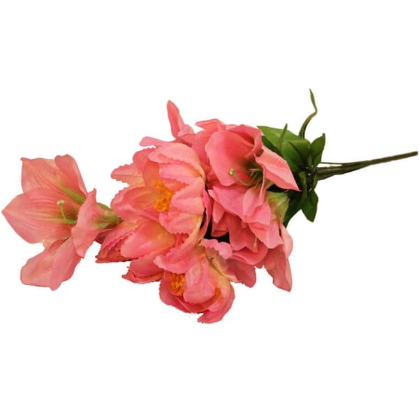9 kukan kimppu MIX lilja-amaryllis vaaleanpunainen