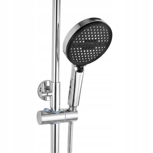 Duschset Silver Krom Blank Utanpåliggande Vision Rain Shower
