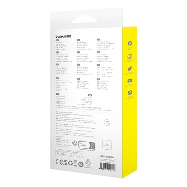 Explorer-kaapeli lämpötila-anturilla USB-C 100W 1m - sininen