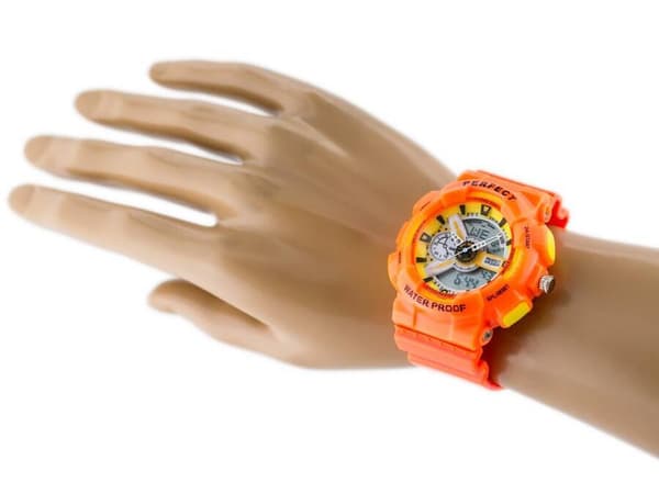 Herrklocka PERFECT SHOCK (zp219f) - orange