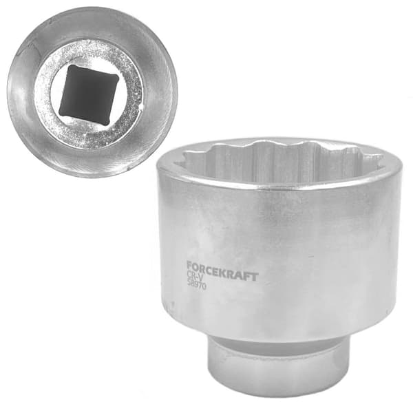 60 mm 1" 12-kant topnøgle