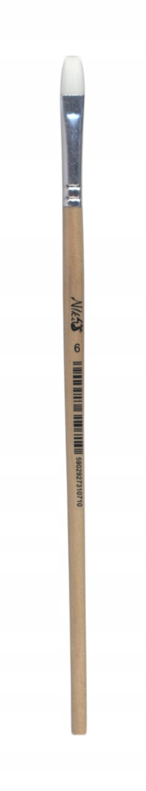 NYLON FLADE BØRSTER NR. 6 A'6 5258