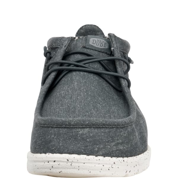 HEYDUDE WALLY MID CANVAS 40701 |41| GRÅ