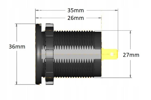 Termometer, voltmeter 2 i 1