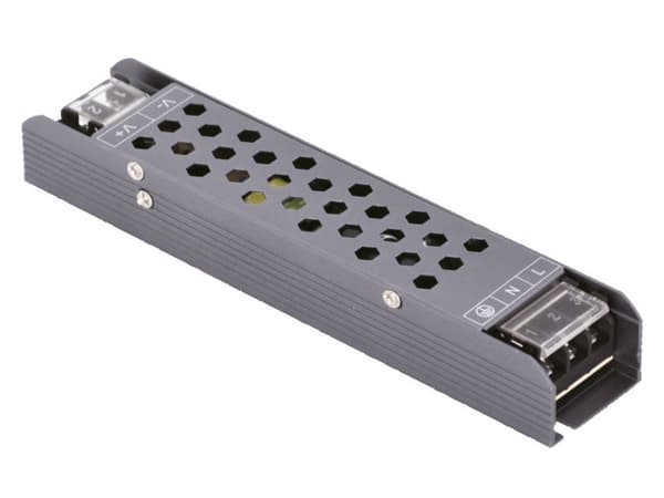 LED modulær strømforsyning lang grafit IP20 / 12v / 5a / 60w