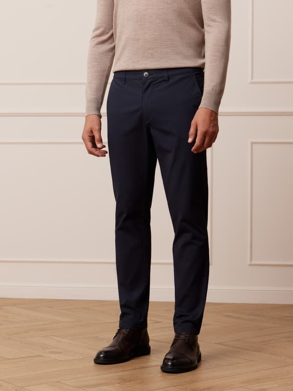 HILLCREST MARINEBLÅ BUKSER 32/32