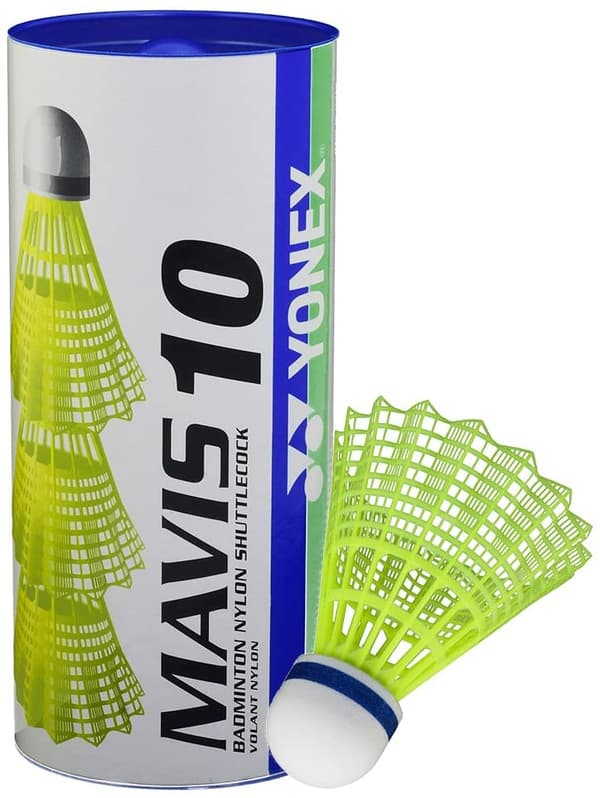 Yonex Mavis 10 Medium Gul Badminton Badmintonbollar