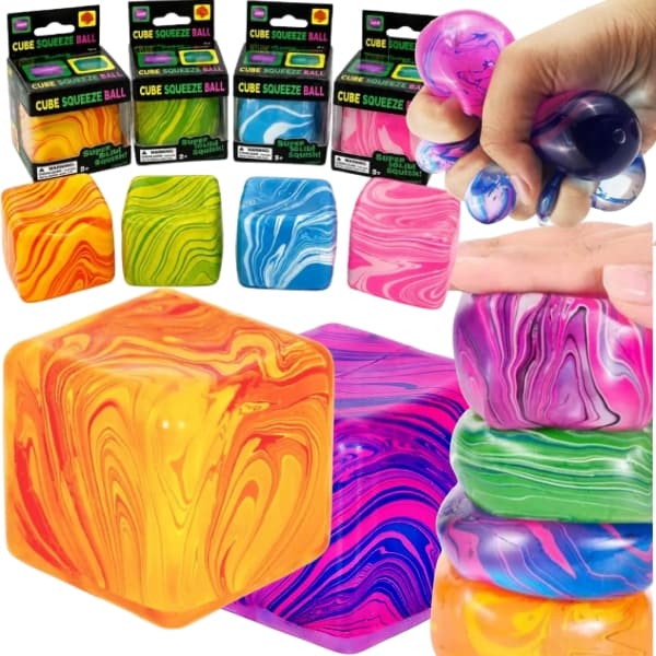 SQUISHY NICE CUBE SENSOLEGETØJ TIL AT KLEMMES