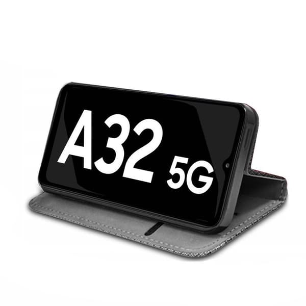 Smart Magnet-cover til Samsung Galaxy A32 5G, Rød