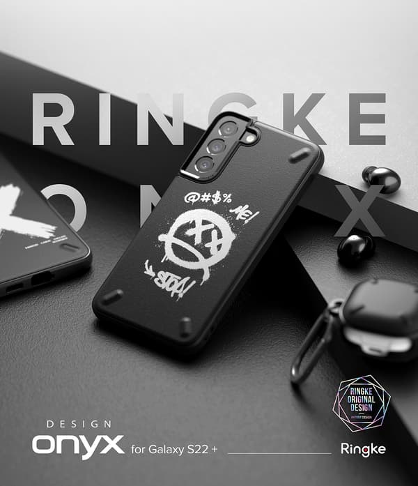 Holdbart Galaxy S22+ Onyx Design X-cover i sort