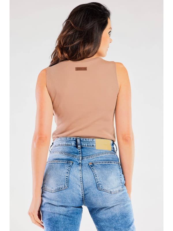 Enkel bomullstopp, beige L