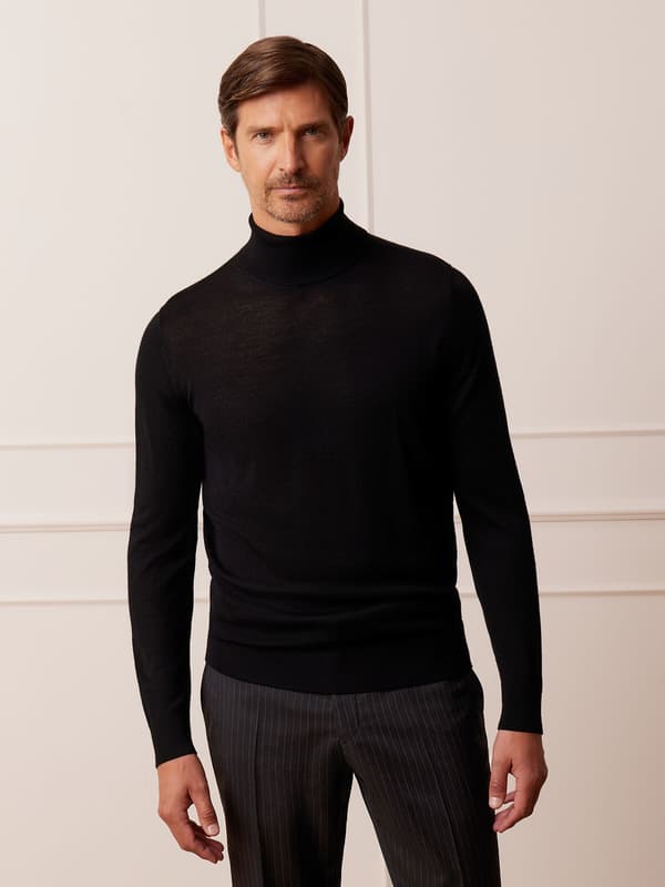SORT AKRON TURTLENECK XXXL